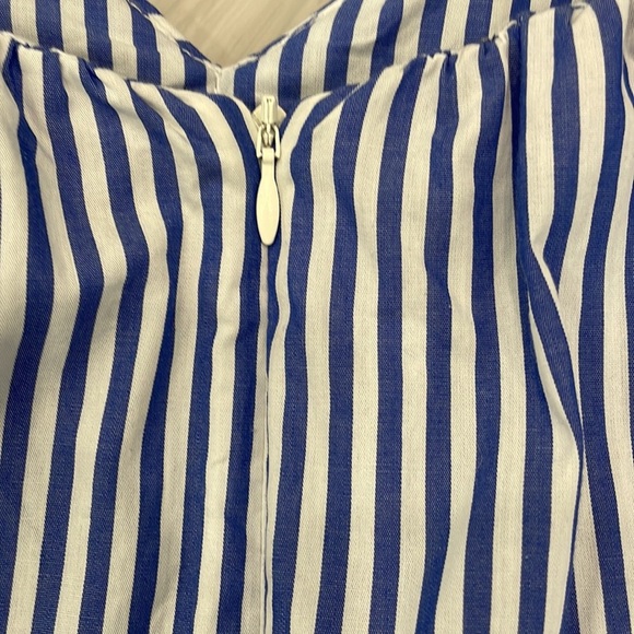 Revolve Brand Bardot Blue and White Striped Top - Picture 11 of 16